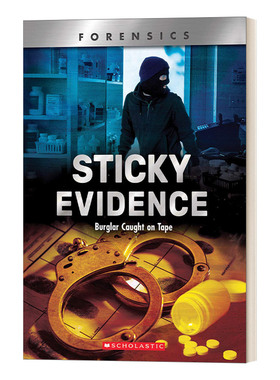 英文原版 Sticky Evidence Burglar Caught on Tape Xbooks系列 粘性证据 用胶带抓获窃贼 科普知识绘科普读物 进口英语原版书籍