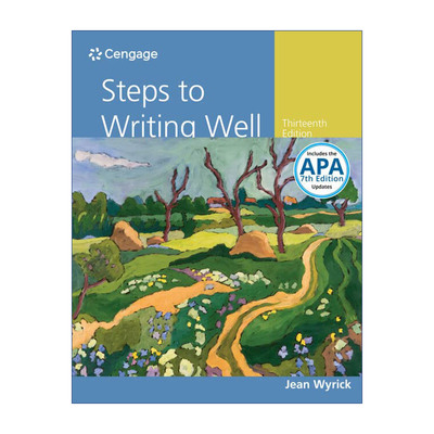 英文原版 Steps to Writing Well 成功写作入门 第13版 APA格式 Jean Wynck 美国本科英语写作教材 英文版 进口英语原版书籍