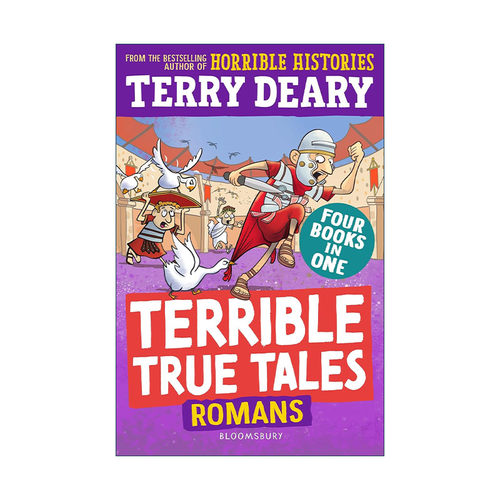 英文原版 Terrible True Tales Romans 可怕的真实历史之罗马人 可怕的历史作者Terry Deary 儿童趣味历史读物 进口英语原版书籍