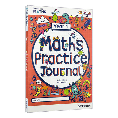 英文原版 White Rose Maths Practice Journal Year1 牛津白玫瑰数学家庭练习册 国际双语学校 英文版 进口英语原版书籍