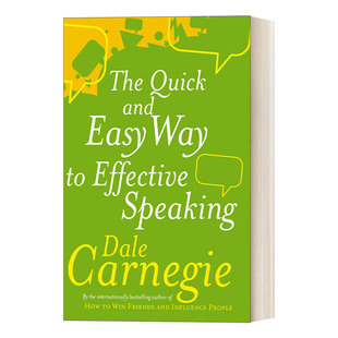 Easy 进口英语书籍 英文版 沟通 Quick And 艺术 Way 戴尔·卡耐基 英文原版 Effective 如何充满自信地进行公共演说 Speaking