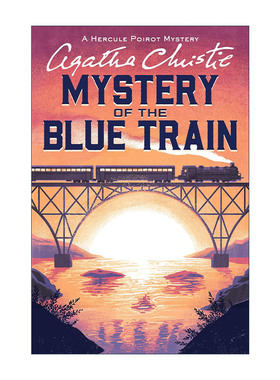英文原版 The Mystery of the Blue Train The Official Authorized Edition 蓝色列车之谜 阿加莎侦探小说 波洛系列 英文版