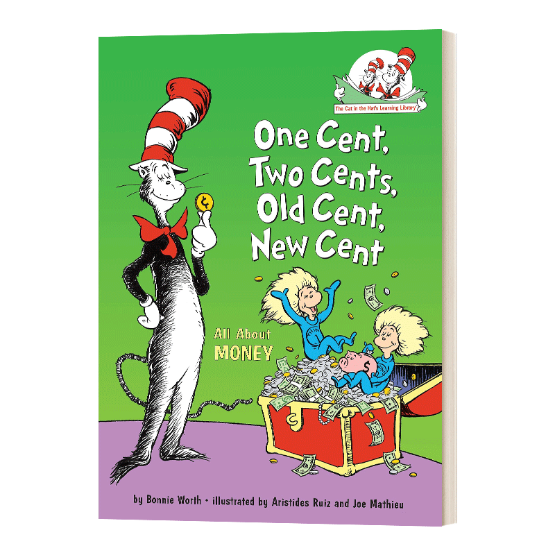 苏斯博士戴帽子的猫图书馆钱