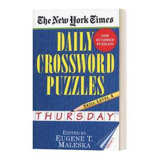 纽约时报每日字谜 The New York Times Daily Crossword Puzzles 英文原版生活科普读物 进口英语书籍