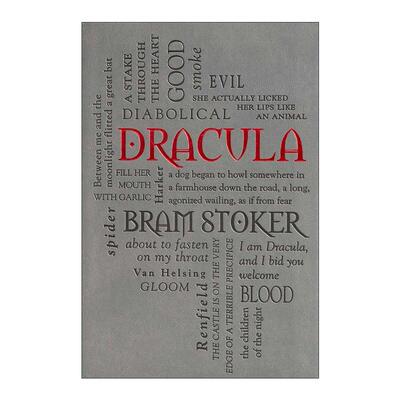 英文原版 Dracula 德古拉 第2版 软精装皮质封面词云经典 Word Cloud Classics 英文版 进口英语原版书籍