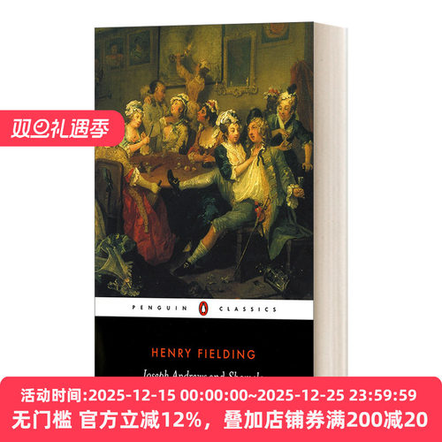 英文原版 Joseph Andrews and Shamela 约瑟夫安德鲁斯与莎梅拉 英文版 进口英语原版书籍