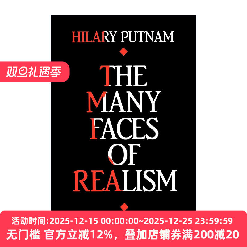 英文原版 Many Faces of Realism (Paul Carus Lectures) 实在论的多副面孔 哲学 Hilary Putnam希拉里·普特南 英文版