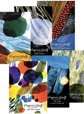 弗吉尼亚伍尔夫经典作品集6册 英文原版 Virginia Woolf Mrs Dalloway 达洛维夫人 到灯塔去 一间自己的房间 经典文学书籍 英语书