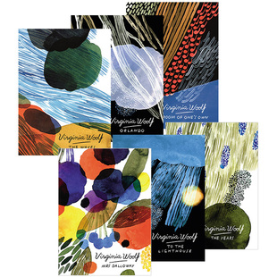 弗吉尼亚伍尔夫经典作品集6册 英文原版 Virginia Woolf Mrs Dalloway 达洛维夫人 到灯塔去 一间自己的房间 经典文学书籍 英语书