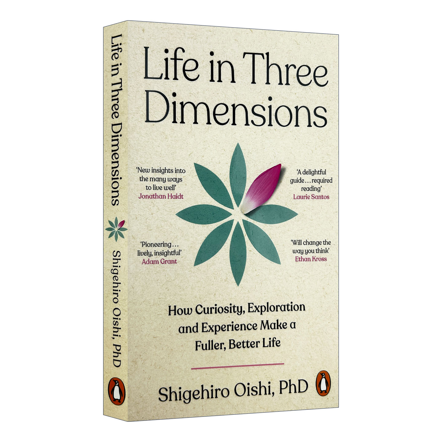 英文原版 Life in Three Dimensions 幸福人生的三维模型 Shigehiro Oishi 摩根大通推荐读物 幸福与文化心理学 进口英语原版书籍