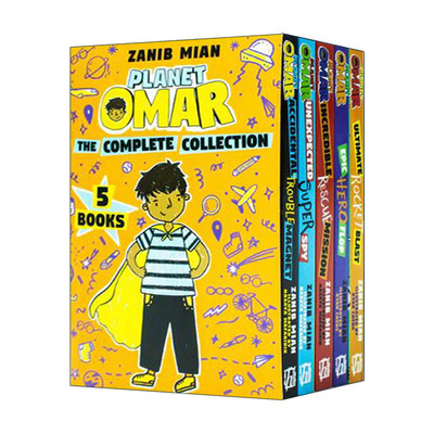 英文原版 Planet Omar 奥马尔星球5册套装 英文版 进口英语原版书籍