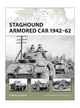 英文原版 Staghound Armored Car 1942–62 二战英军猎鹿犬装甲车 先锋武器系列 英文版 进口英语原版书籍