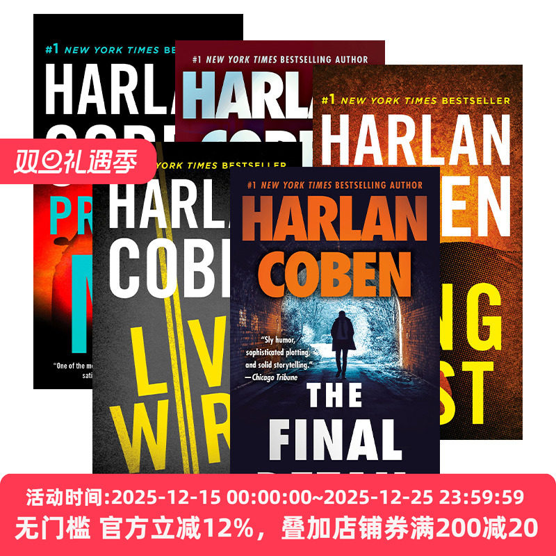 A Myron Bolitar Novel 米隆 波利塔系列6-10册 潘多拉的救赎 承诺 永恒的迷失 英文原版小说 进口英语书籍