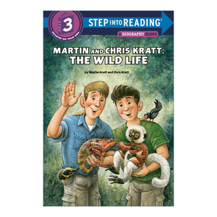 英文原版 Step into Reading 3 Martin and Chris Kratt: the Wild Life 马丁和克里斯·克拉特 野生动物 英文版 进口英语原版书籍