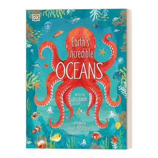 英文原版 Earth's Incredible Oceans 了不起的地球海洋 惊人海洋生物主题插图 海底世界探索 DK儿童科普百科全书 英文版 进口书籍