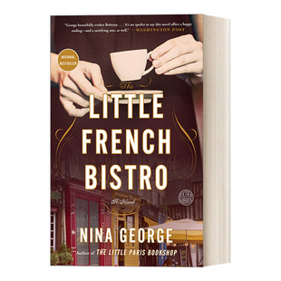 Nina 进口英语书籍 French 当代女性浪漫小说 英文原版 George 小小巴黎书店姊妹篇 小小法国酒馆 Bistro Little The
