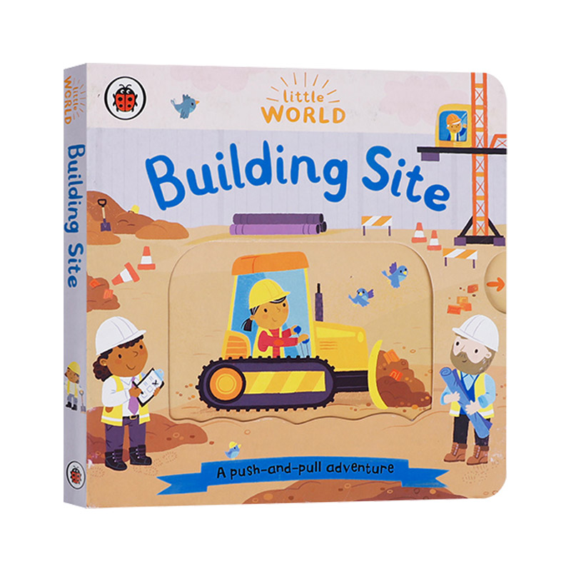建筑工地 little world building site 英文原版儿童启蒙绘本 进口
