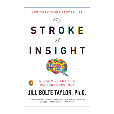 英文原版 My Stroke of Insight 左脑中风 右脑开悟 奇迹 哈佛大学脑神经科学家Jill Bolte Taylor 英文版 进口英语原版书籍