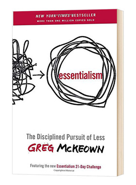 本质主义 Essentialism The Disciplined Pursuit of Less 英文原版自我管理 英文版进口原版英语书籍
