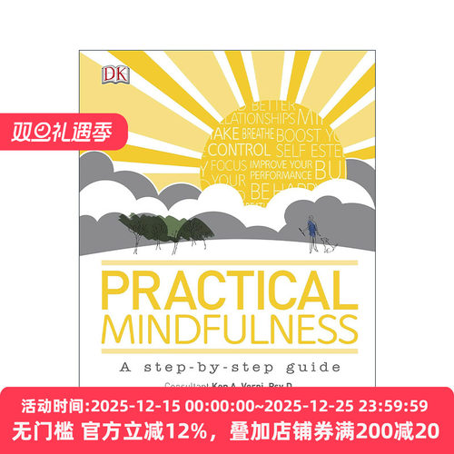 英文原版 Practical Mindfulness 实用正念练习 精装 英文版 进口英语原版书籍