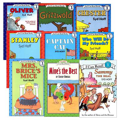 英文原版 I can read 第1阶段9册 少儿英语绘本 Syd Hoff 汪培珽英文书单 英文版 进口英语原版书籍