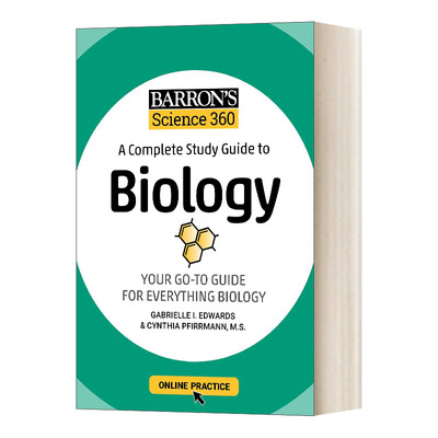 英文原版 Barron's Science 360 巴朗美国中学生物完全学习指南 含在线练习 英文版 进口英语原版书籍
