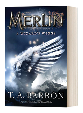 梅林传奇系列5 The Wizard's Wings Book 5 Merlin Saga 英文原版儿童幻想侦探冒险小说 T. A. Barron 进口英语书籍