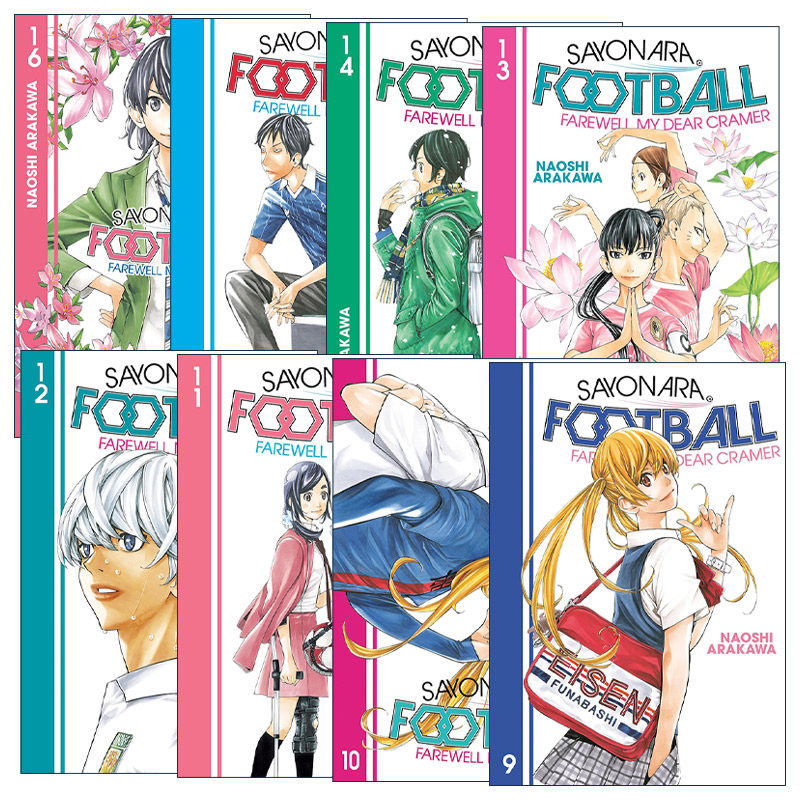 英文原版 Sayonara Football 再见足球系列9-16册 再见了,我的克拉默 同名动漫漫画 四月是你的谎言作者新川直治 英文版 进口书