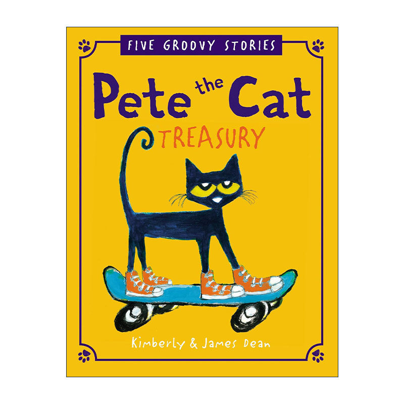 英文原版 Pete the Cat Treasury 皮特猫5个绝妙故事合集 精装 英文版 进口英语原版书籍
