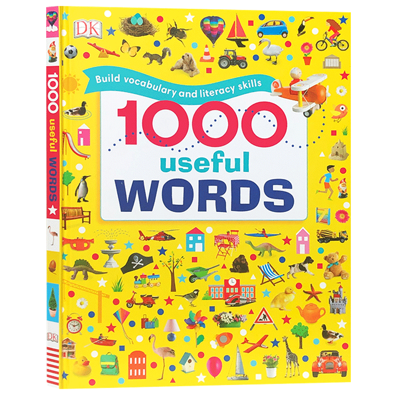 DK常用英语1000词 精装 英文原版字典 1000 Useful Words 词汇量积累 阅读写作技能提升 单词绘本英文版进口英语书籍