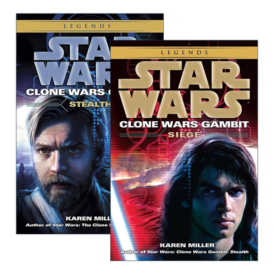 英文原版 Star Wars Clone Wars Gambit 星球大战 克隆人战争2册 Karen Miller 英文版 进口英语原版书籍