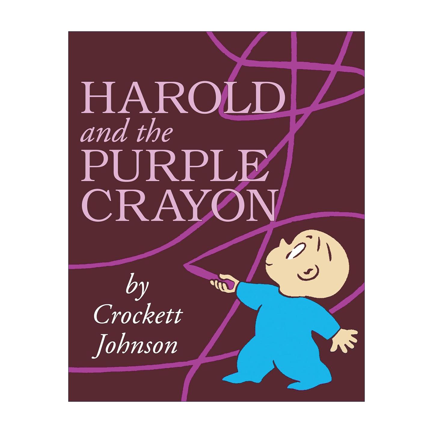 英文原版 Harold and the Purple Crayon 阿罗有支彩色笔 想象力主题儿童绘本 英文版 进口英语原版书籍