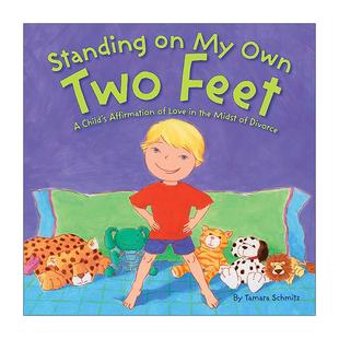 塔玛拉·施米茨 Two Own 英文原版 分不开 父母离异 英文版 绘本 儿童精装 爱 书籍 进口英语原版 Feet Standing