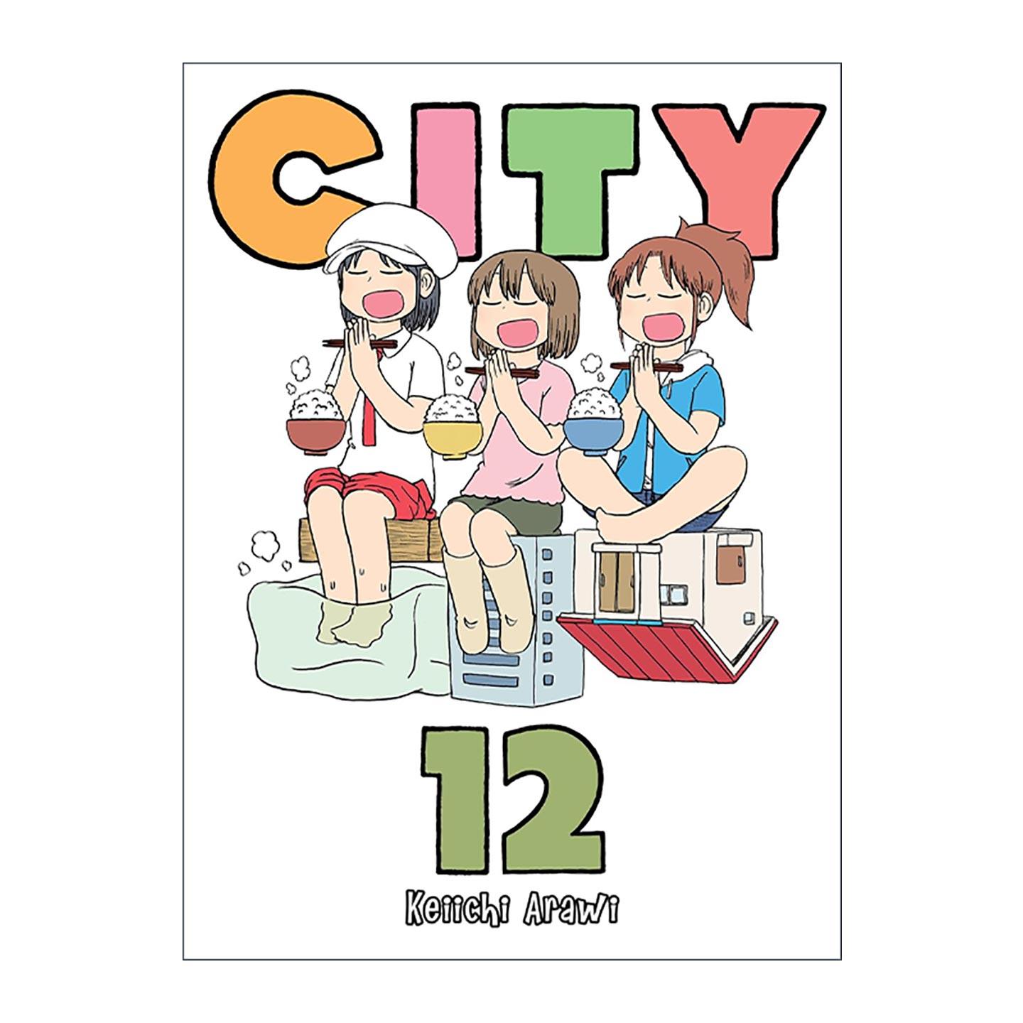 英文原版 City 12 城 卷十二 搞笑漫画 日常作者Keiichi Arawi新井圭一 英文版 进口英语原版书籍