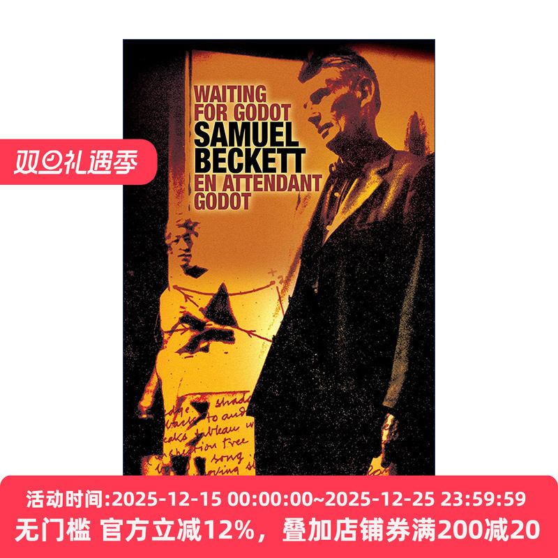英文原版 Waiting for Godot 等待戈多 双语版 法文原版及塞缪尔贝克特英译版 英文版 进口英语原版书籍