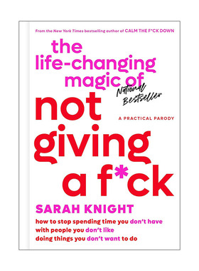 英文原版 The Life-Changing Magic of Not Giving a F*ck 改变人生的魔法 停止花时间做你不想做的事 精装 进口英语原版书籍