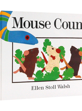 老鼠数数 Mouse Count 数老鼠 英文原版儿童纸板书 吴敏兰绘本123 幼儿儿童启蒙绘本