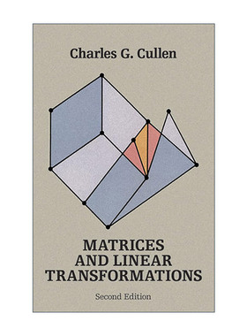 英文原版 Matrices and Linear Transformations 矩阵和线性变换 第二版 数学 Charles G. Cullen 英文版 进口英语原版书籍