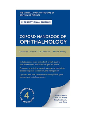 Oxford Handbook of Ophthalmology 牛津眼科手册 英文原版医学知识读物 进口英语书籍