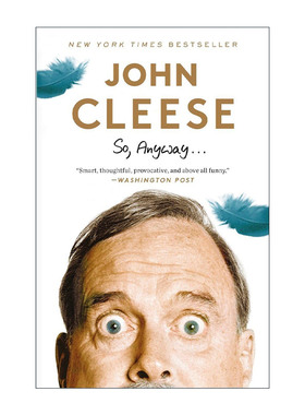 英文原版 So  Anyway... 所以 不管怎样… 英国喜剧大师John Cleese约翰·克里斯自传 英文版 进口英语原版书籍