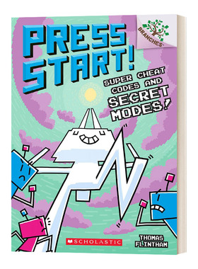 学乐大树系列 方块兔11 Super Cheat Codes and Secret Modes 英文原版儿童章节读物 Press Start #11 进口英语书籍