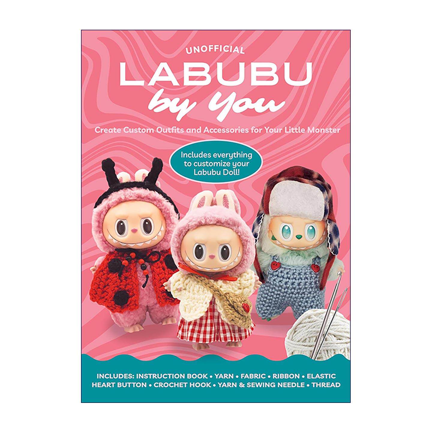 英文原版 Unofficial Labubu by You 为你的小怪兽定制专属衣橱 Labubu换装手作套装 英文版 进口英语原版书籍