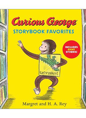 英文原版 Curious George Storybook Favorites 好奇乔治猴8个故事合集 精装 英文版 进口英语原版书籍
