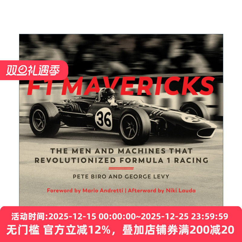 英文原版 F1 Mavericks The Men and Machines that Revolutionized Formula 1 Racing 改变一级方程式赛车的人和机器 进口英语书