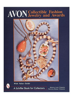 英文原版 Avon Collectible Fashion Jewelry and Awards 雅芳具收藏价值的时尚珠宝与奖项指南 英文版 进口英语原版书籍