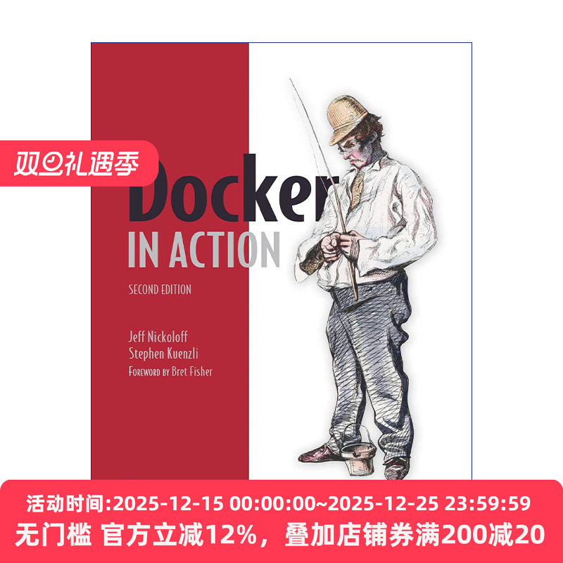 英文原版 Docker in Action Second Edition Docker实战 第2版 编程入门 英文版 进口英语原版书籍
