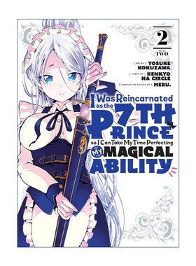 英文原版 I Was Reincarnated as the 7th Prince so I Can Take My Time Perfecting My Magical Ability 2 漫画 进口英语书籍