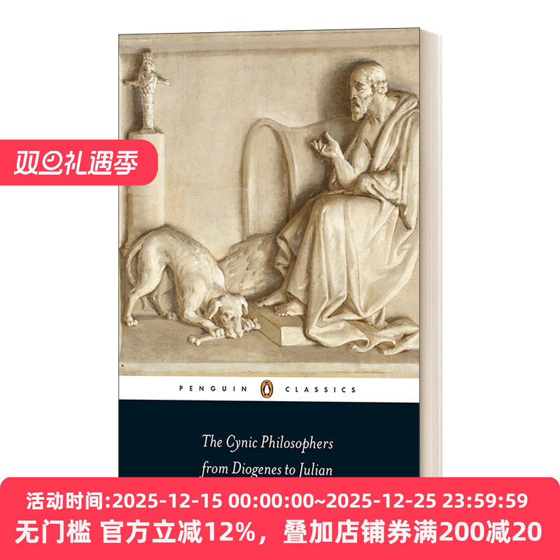 英文原版 The Cynic Philosophers 犬儒主义哲学家 从第欧根尼到尤利安 黑经典 英文版 进口英语原版书籍