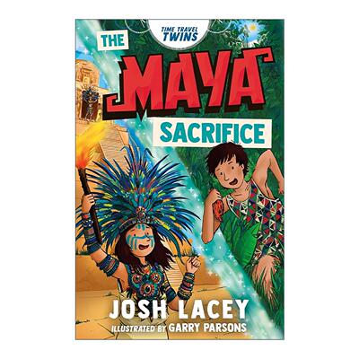 英文原版 Time Travel Twins The Maya Sacrifice 时间旅行双胞胎 玛雅人的牺牲 儿童历史小说 英文版 进口英语原版书籍