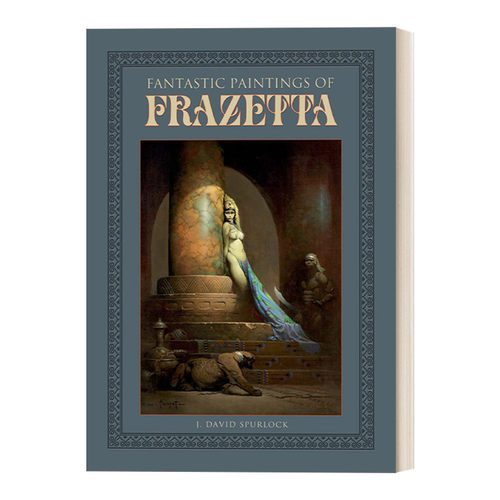 英文原版 Fantastic Paintings of Frazetta 弗雷泽塔大师幻想画集 精装艺术画册 西方幻想类插画 奇幻绘画 英文版 进口英语书籍